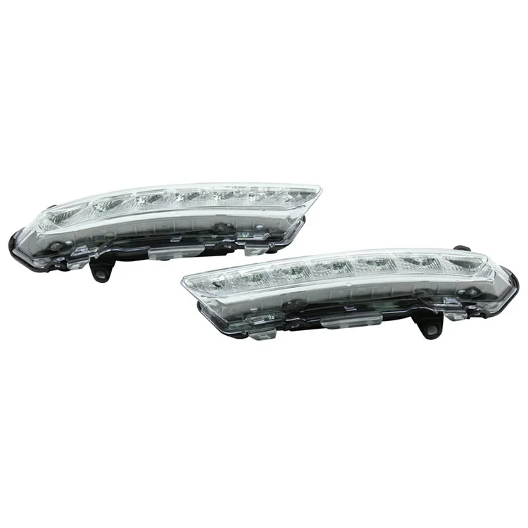 WINAUTO Für C-Klasse W204 AMG 2008-2010 1 Paar Auto Super Bright DRL-Licht LED Tagfahrlicht