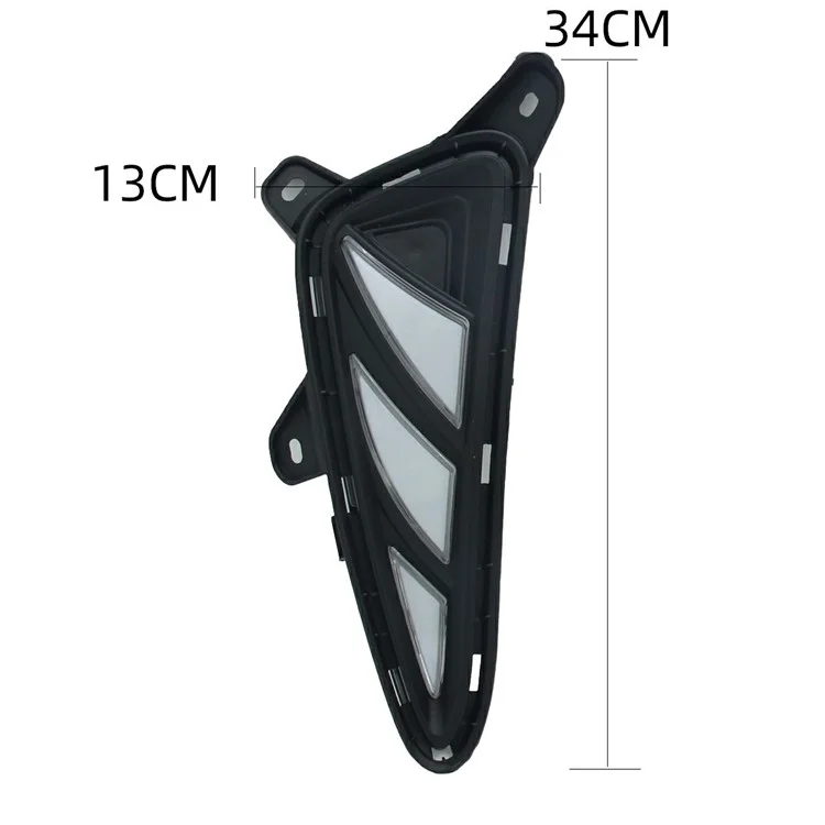 WINAUTO 1 Pair Daytime Running Lamp for Toyota C-HR / IZOA 2017-2020 Car Light with Dual-Way Function