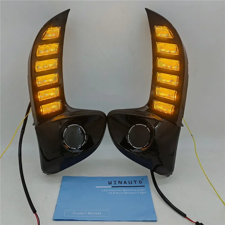 WINAUTO Per Toyota Yaris 2020-2021 Luci diurne a LED Lampada per segnale di svolta
