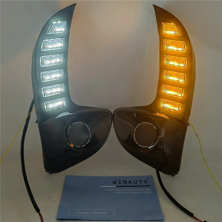 WINAUTO Per Toyota Yaris 2020-2021 Luci diurne a LED Lampada per segnale di svolta