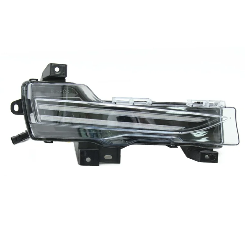 WINAUTO 1 Pair for Tesla Model 3 / Y Dual Color LED Daytime Running Lights Turn Signal Lamps