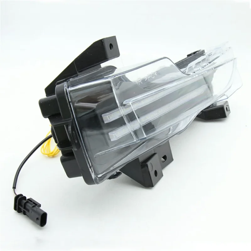 WINAUTO 1 Pair for Tesla Model 3 / Y Dual Color LED Daytime Running Lights Turn Signal Lamps