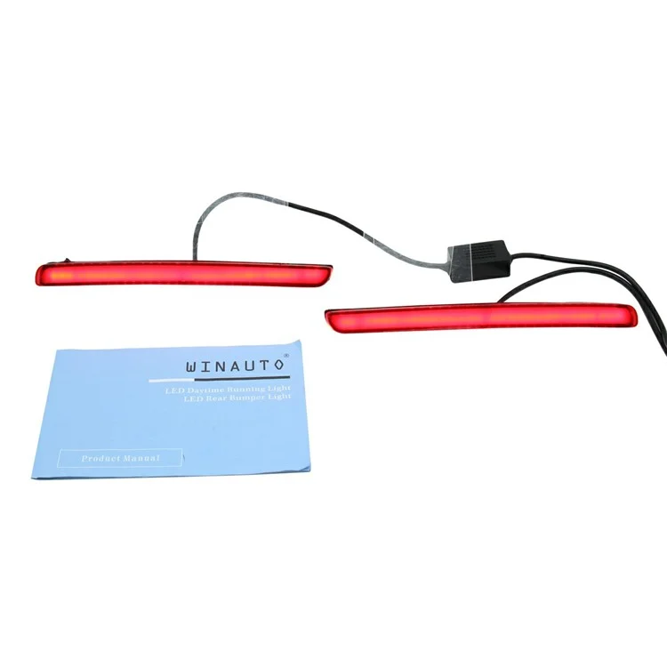 WINAUTO 2Pcs LED Luzes Refletoras do Pára-choque Luzes de Freio Traseiras para Toyota Corolla 2019-2020