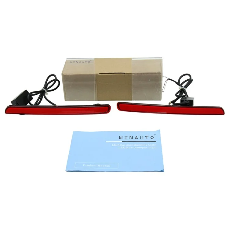 WINAUTO 2Pcs LED Luzes Refletoras do Pára-choque Luzes de Freio Traseiras para Toyota Corolla 2019-2020