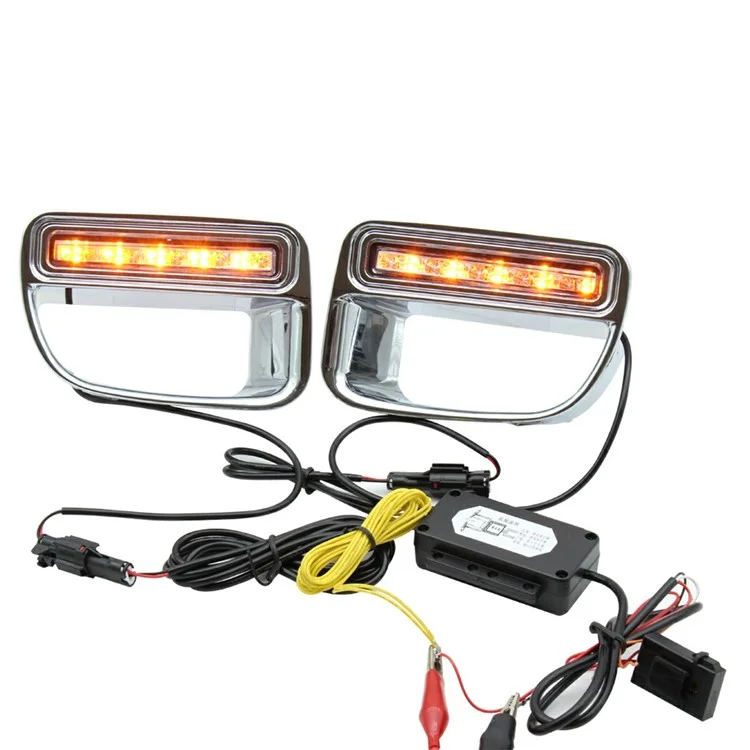 WINAUTO 1 Pair DRL Lamps for MINI 2012-2013 Car LED Daytime Running Lights (Dual Lighting Colors)