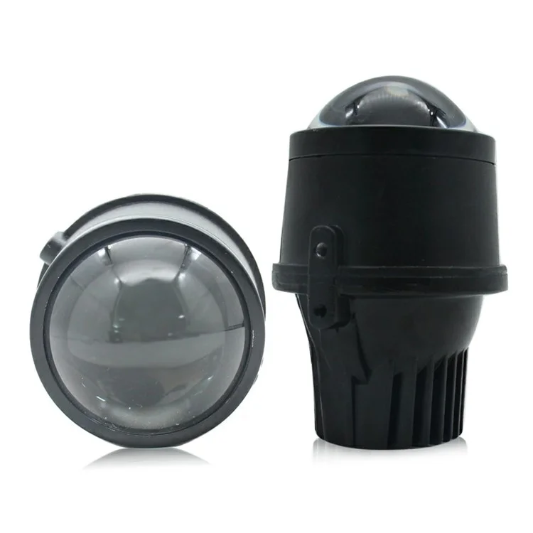 WINAUTO 1 Pair 2.5-inch Car LED Fog Light High Low Beam Lamp for Snowy Rainy Day