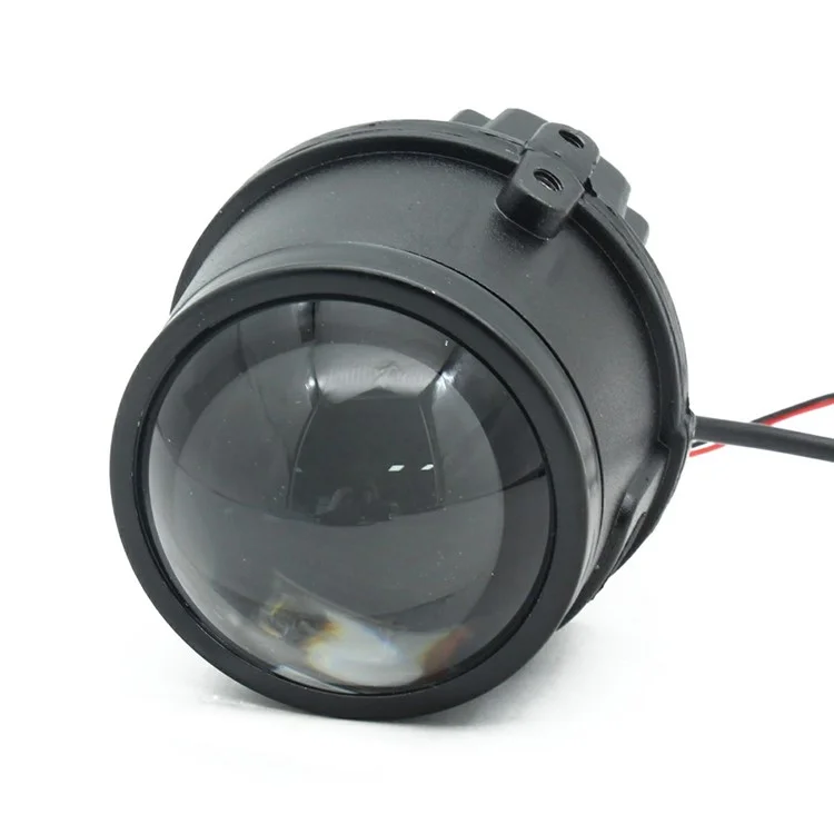 WINAUTO 1 Pair 2.5-inch Car LED Fog Light High Low Beam Lamp for Snowy Rainy Day