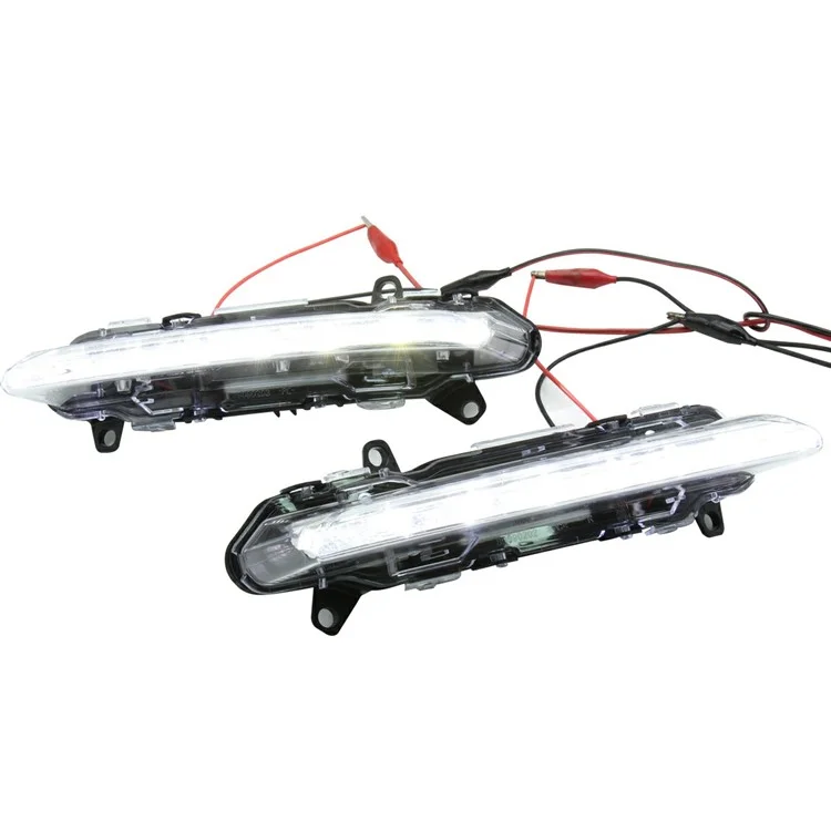WINAUTO Für C-Klasse W204 AMG 2008-2010 1 Paar Auto DRL-Licht LED Tagfahrlicht