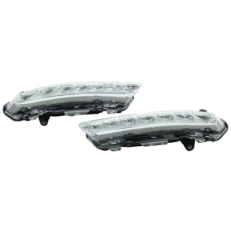 WINAUTO Für C-Klasse W204 AMG 2008-2010 1 Paar Auto DRL-Licht LED Tagfahrlicht