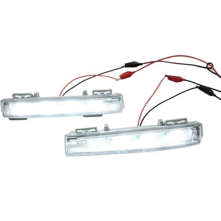 WINAUTO Für C-Klasse W204 2011-2012 1 Paar Super Helle Auto DRL-Leuchten LED Tagfahrlicht