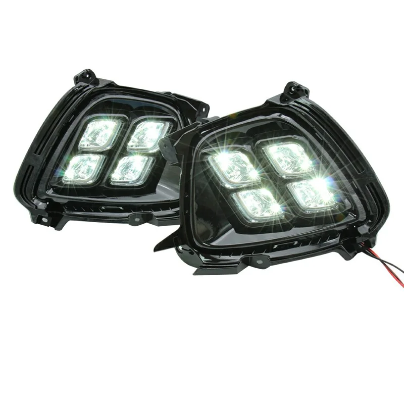 WINAUTO For Kia Sorento 2015-2016 Korean Version 1 Pair Car DRL Light Bright LED Daytime Running Lamp