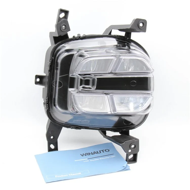 WINAUTO für Kia KX5 / ACE 2018-2019 1 Paar wasserdichte Tagfahrlichter LED-Autotageslichter - amerikanische Version