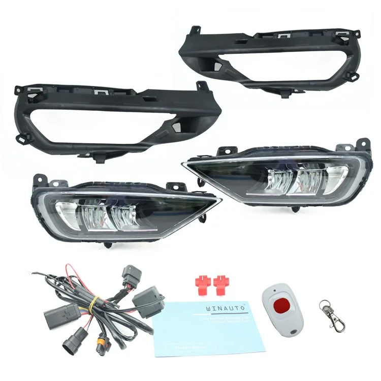 WINAUTO For XC60 / S90 2019 1 Pair Daytime Running Lamp Waterproof LED Fog Light