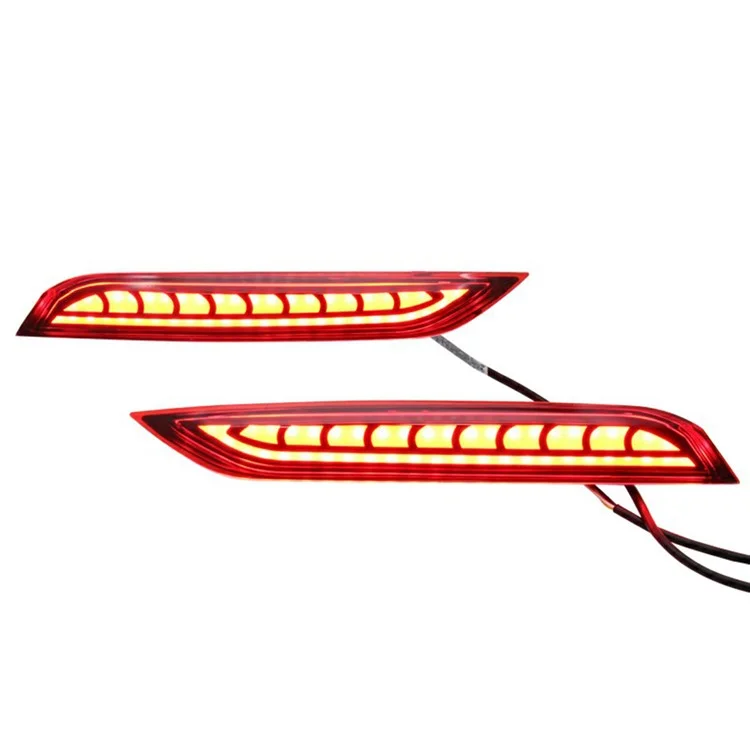 WINAUTO 1 Paire de Feux de Freinage Arrière LED pour Polo 2014-2018 Clignotant et Feu Stop