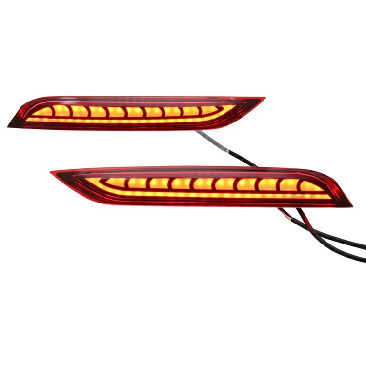 WINAUTO 1 Paire de Feux de Freinage Arrière LED pour Polo 2014-2018 Clignotant et Feu Stop