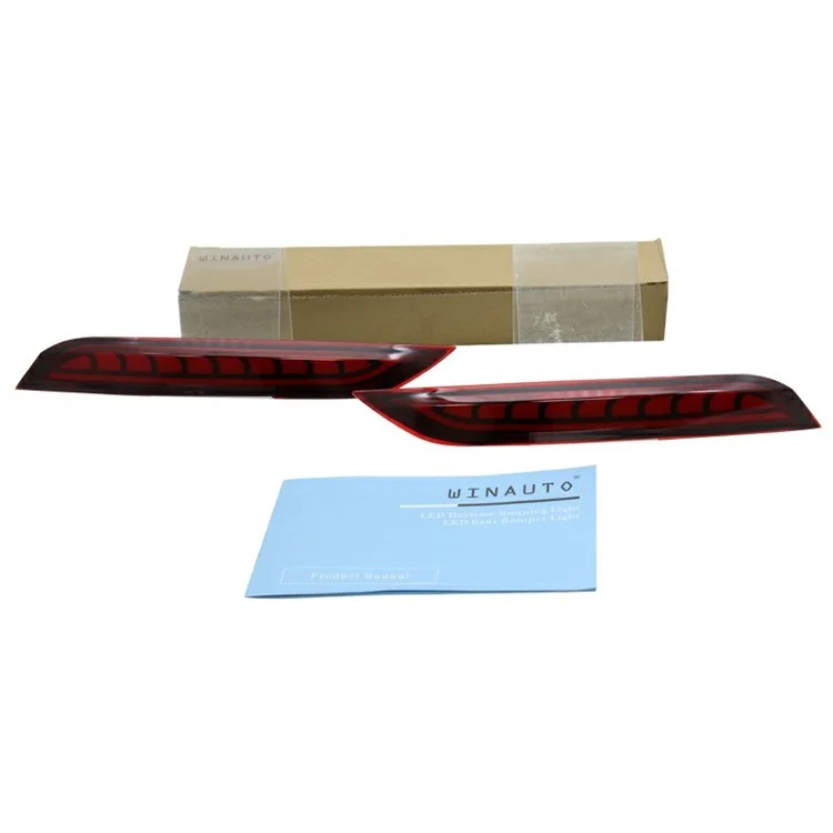 WINAUTO 1 Paire de Feux de Freinage Arrière LED pour Polo 2014-2018 Clignotant et Feu Stop