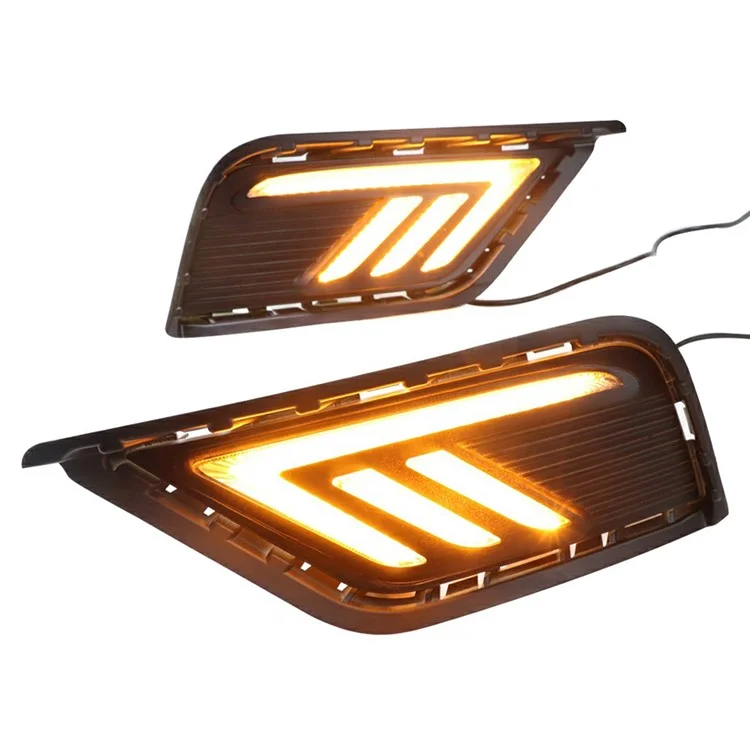 WINAUTO 1 Paar für Tharu 2019 Auto LED Tagfahrlichter mit 3 Beleuchtungsfarben