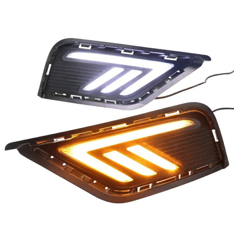 WINAUTO 1 Paar für Tharu 2019 Auto LED Tagfahrlichter mit 3 Beleuchtungsfarben