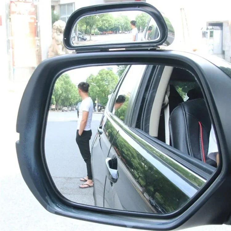 1 Pièce Miroir Auxiliaire Angle Réglable Incurvé pour Angle Mort de Voiture