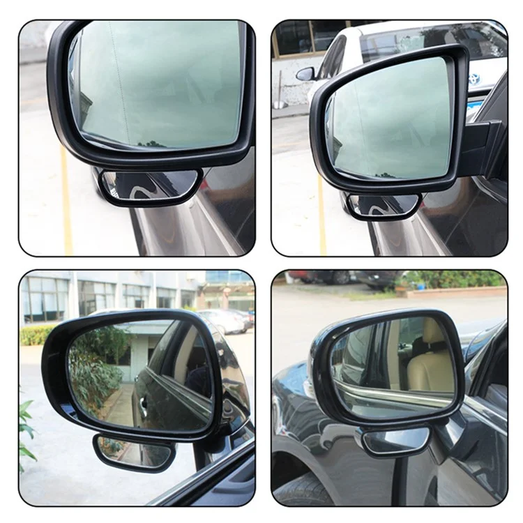 1 Pièce Miroir Auxiliaire Angle Réglable Incurvé pour Angle Mort de Voiture