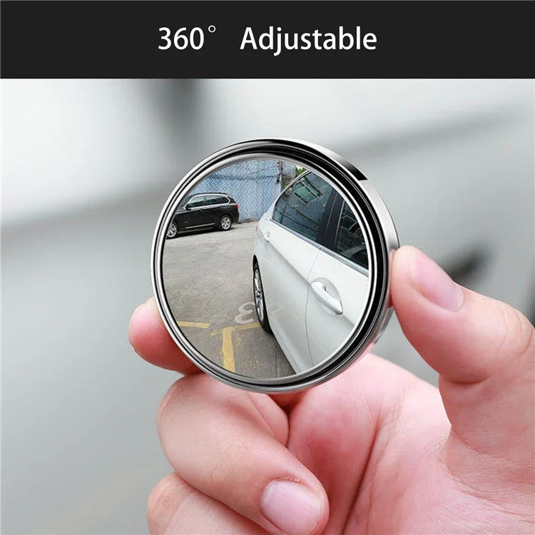Зеркало заднего вида 360 градусов, 2 шт. - черное