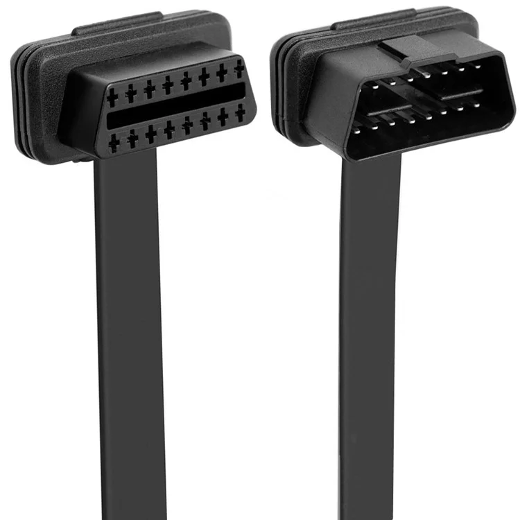 JUNSUNMAY 30cm OBD II 16 Pin Macho a Fêmea para Extensor de Diagnóstico de Carro GPS Conector de Cabo ELM327