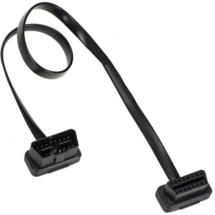 Junsunmay 100 cm Diagnóstico de Automóvil OBD2 Conector Masculino a Femenino ELM327 16 Pin OBD II Cable de Extensión