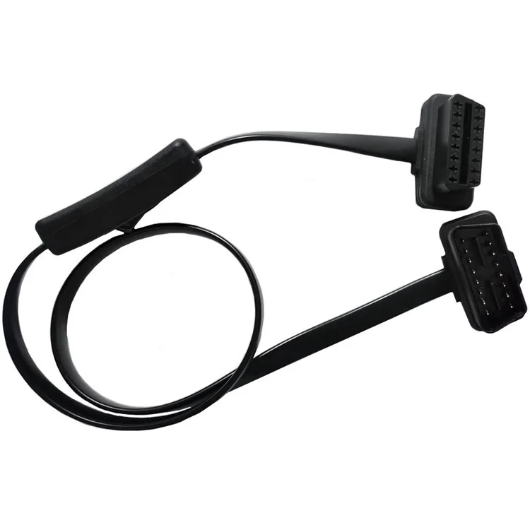 Junsunmay 60см ELM327 16 Pin -pin OBD II Мужской и Женский Удлинитель с Выключателем