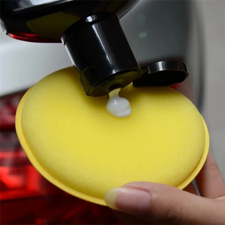5067 12PCS Round Shape Car Cleaning Wash Sponge PU Foam Washing Pad Scratch-Free Cleaner