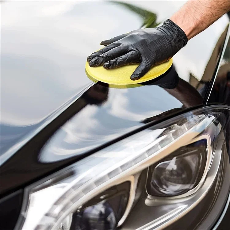 5067 12PCS Round Shape Car Cleaning Wash Sponge PU Foam Washing Pad Scratch-Free Cleaner