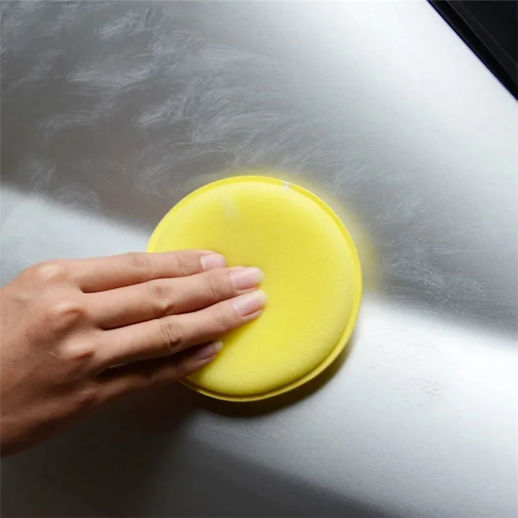 5067 12PCS Round Shape Car Cleaning Wash Sponge PU Foam Washing Pad Scratch-Free Cleaner