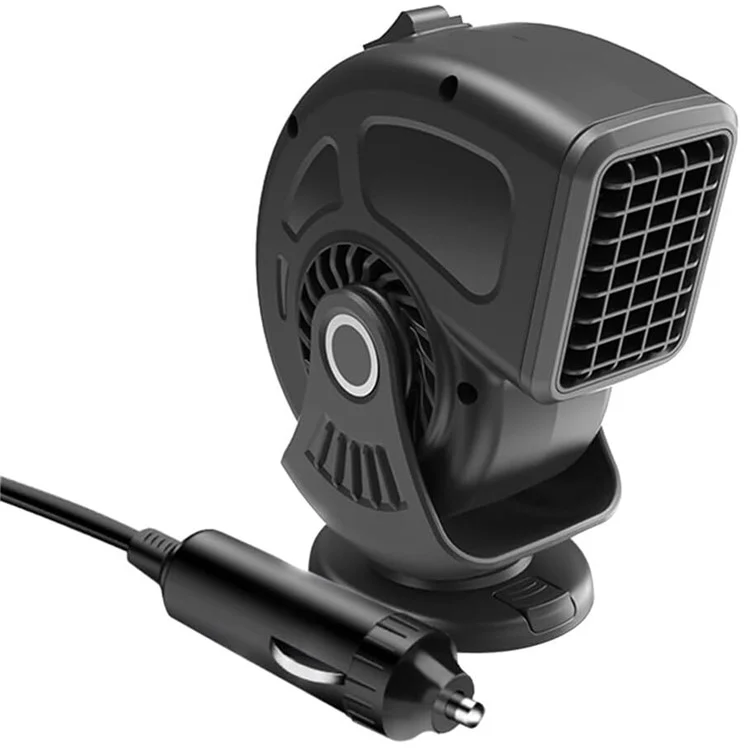 Riscaldatore per auto 24V Sbrinatore antinebbia interno del veicolo Ventola di riscaldamento - Nero