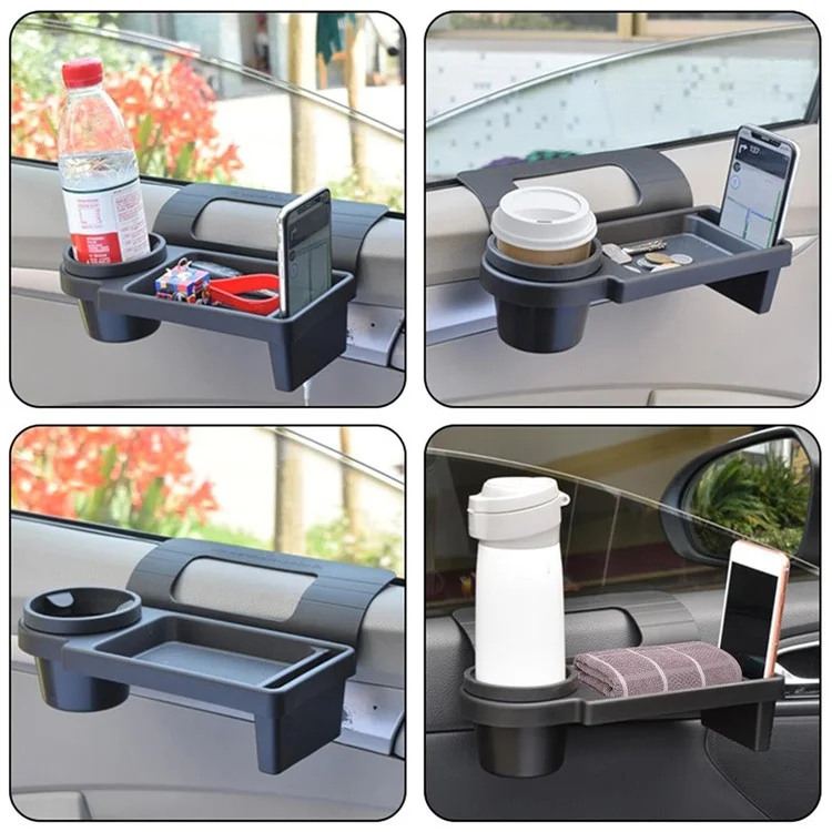 Suporte Pendurado no Canto da Porta do Carro para Bebidas, Telefone e Mais