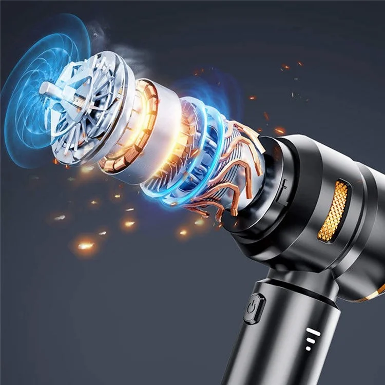 ST-6659 Motor Sin Escobillas Vacuación Recargable de Automóviles Multifunción Herramienta de Limpieza Para el Hogar - Púrpura