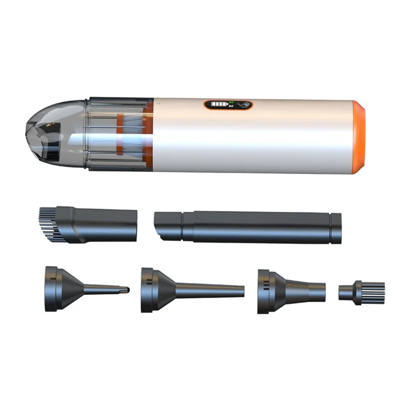 V22S Car Home Vacuum Cleaner Wireless Wet / Dry Powerful Suction Portable Handheld Cleaning Tool - Beige