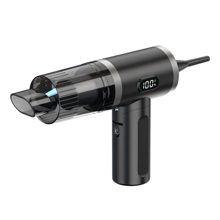 V18SD Aspirador de pó portátil para carro com motor sem escovas 11KPA recarregável com função de sopro e sucção