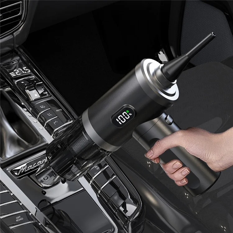 V18SD Aspirador de pó portátil para carro com motor sem escovas 11KPA recarregável com função de sopro e sucção