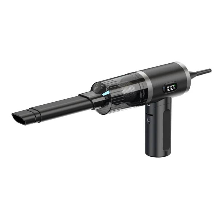 V18SD Aspirador de pó portátil para carro com motor sem escovas 11KPA recarregável com função de sopro e sucção