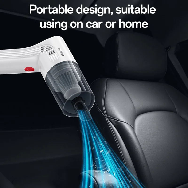 YESIDO VC10 Aspirador de Mano con Potencia de Succión de 5000PA y 45500RPM para Limpieza del Hogar y el Coche