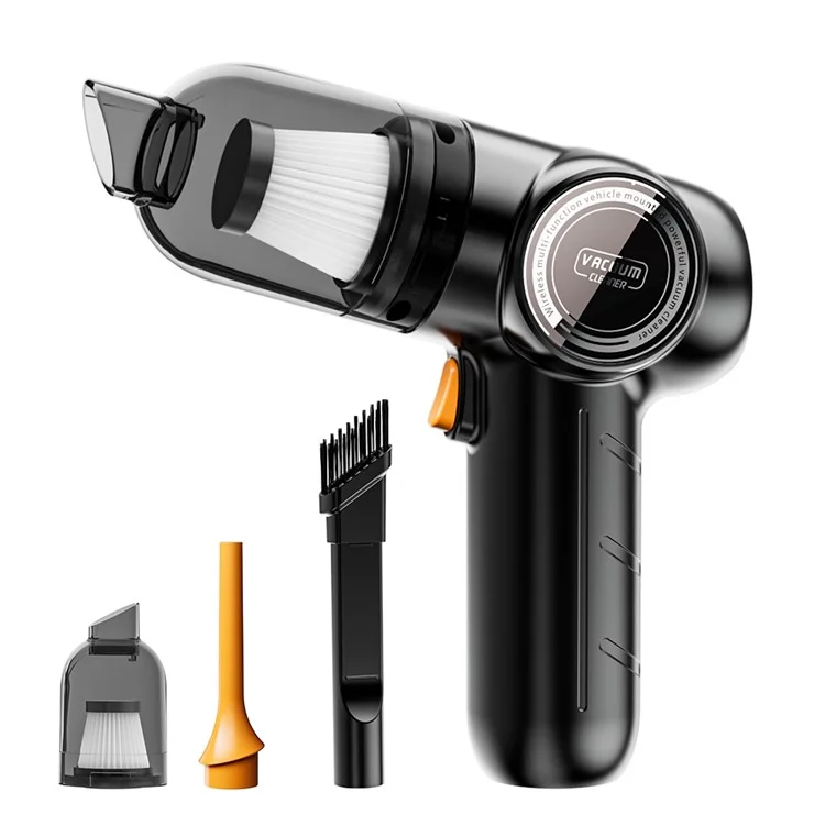 Q18 kabellose Staubsauger Blow Saugen Dual Use APS+PC Auto Zuhause Handheldstaubsauger - Schwarz