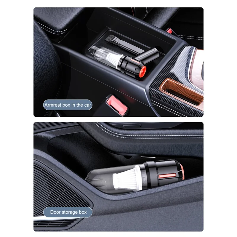 SUITU ST-6629 Handheld Vacuum Car Vacuum Cleaner Cordless Portable Rechargeable Air Duster - White