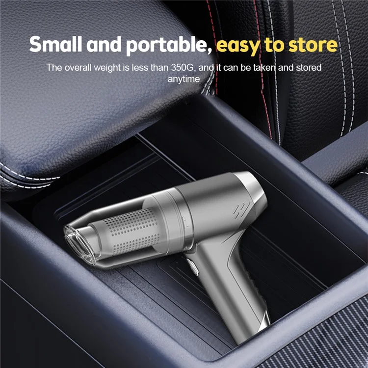 Aspirateur sans fil à moteur sans balai SUITU ST-6617Pro pour le nettoyage de la voiture et de la maison - Gris