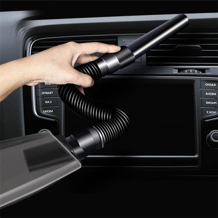 CARSUN C1398 Aspiradora de Coche Recargable Inalámbrica Potente 6000Pa Aspiradora Portátil con Luz LED