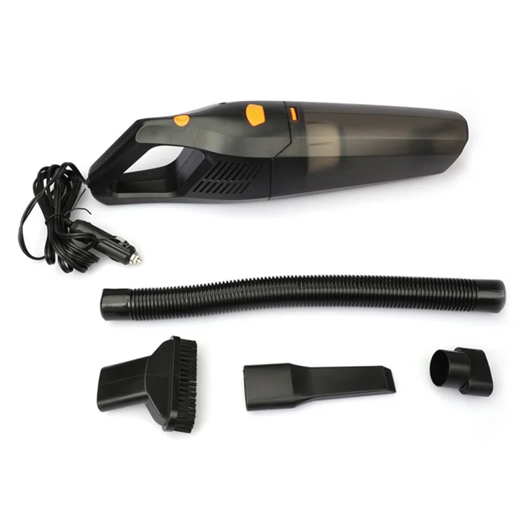 CARSUN C1398 Aspirador de Pó Portátil de 12V para Carro com Plug de Acendedor de Cigarros, Ferramenta de Limpeza de Carro com Luz LED de Alta Potência
