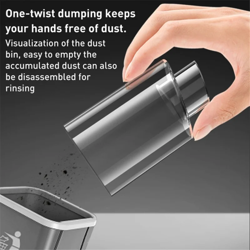 KBN-010 10000Pa Powerful Car Cordless Vacuum Cleaner Handheld Cleaning Tool - White