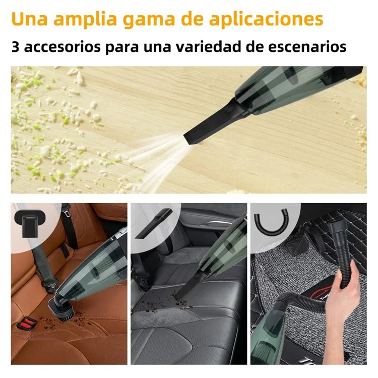 A-016 Powerful Suction Cordless Vacuum Cleaner Rechargeable Car Home Cleaning Tool
