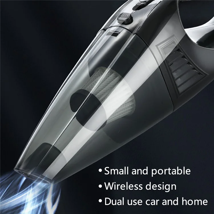 A-016 12V Car Cigarette Lighter Vacuum Cleaner Powerful Suction Wired Dust Cleaner