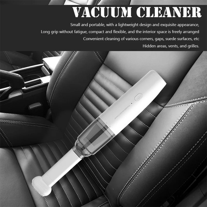SY01-Q8 USB Car Vacuum Cleaner Rechargeable 4000Pa Cordless Home Cleaner