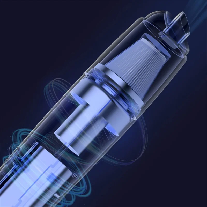 SY01-Q8 USB Car Vacuum Cleaner Rechargeable 4000Pa Cordless Home Cleaner