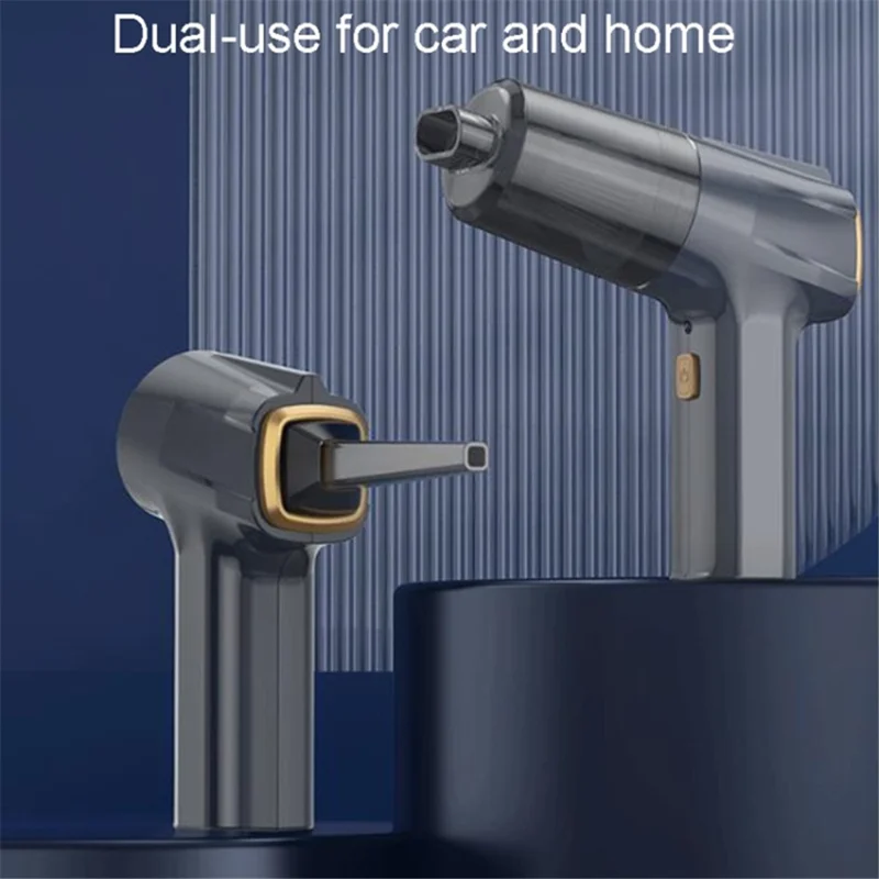 3101-A Handheld Bürstenmotor-Autostaubsauger 4000mAh Akku-Betriebener Mini-Kabellos-Staubsauger - Schwarz